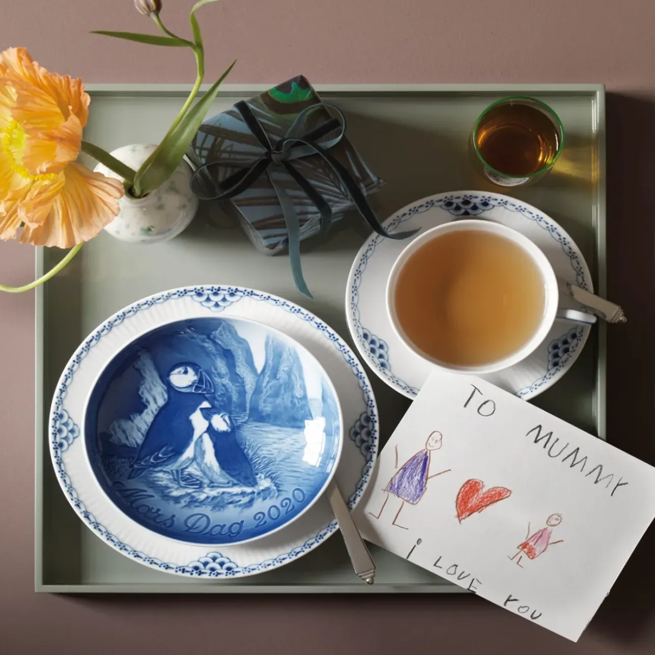 Prinsesse|Desserttallerkener*Royal Copenhagen Prinsesse tallerken, 19 cm