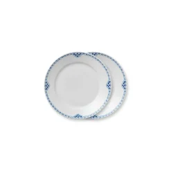 Prinsesse|Frokost Tallerkener*Royal Copenhagen Prinsesse tallerken, 22 cm, 2 stk.