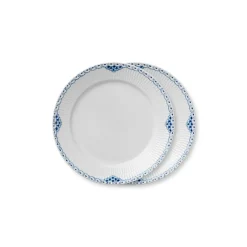 Prinsesse|Middagstallerkener*Royal Copenhagen Prinsesse tallerken, 27 cm, 2 stk.