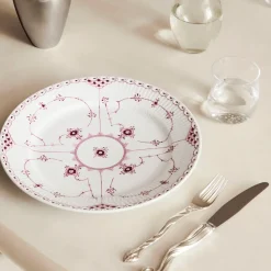 Eksklusive Steldele|Purpur Musselmalet Halvblonde*Royal Copenhagen Purpur Musselmalet Halvblonde tallerken, 27 cm