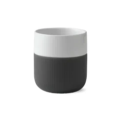 Riflet Contrast|Kaffekopper*Royal Copenhagen Riflet Contrast krus, , 35 cl Antracit