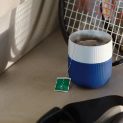 Riflet Contrast|Kaffekopper*Royal Copenhagen Riflet Contrast krus, Mega Blå, 35 cl Mega blå