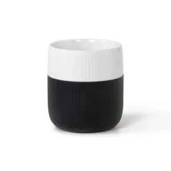 Riflet Contrast|Kaffekopper*Royal Copenhagen Riflet Contrast krus, , 35 cl Sort