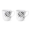 Sort Mega Riflet|Kaffekopper*Royal Copenhagen Sort mega Riflet kop, 28 cl, 2 stk.