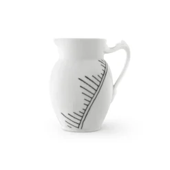 Sort Mega Riflet|Kander*Royal Copenhagen Sort Mega Riflet mælkekande, 38 cl