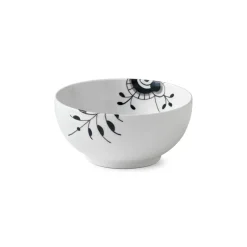 Sort Mega Riflet|Salatskåle*Royal Copenhagen Sort Mega Riflet skål, 110 cl