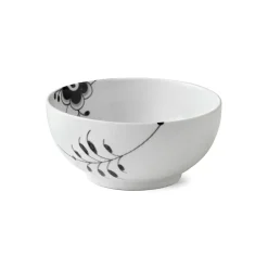 Sort Mega Riflet|Salatskåle*Royal Copenhagen Sort Mega Riflet skål, 110 cl