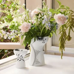 Sort Mega Riflet|Home Décor*Royal Copenhagen Sort Mega Riflet vase, 11 cm