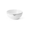 Sort Riflet Blonde|Salatskåle*Royal Copenhagen Sort Riflet Blonde skål, 73 cl