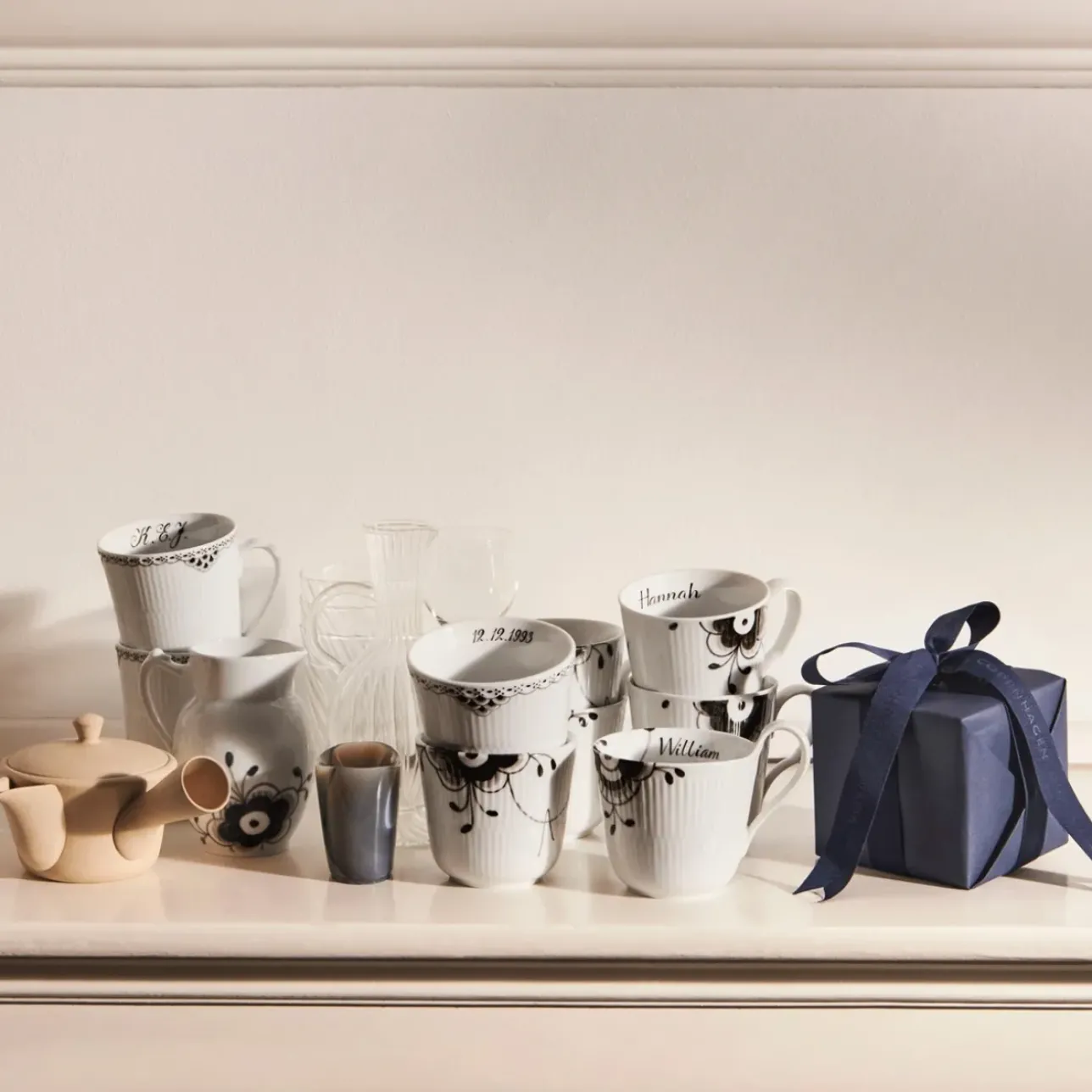Sort Riflet Blonde|Termokrus*Royal Copenhagen Sort Riflet Blonde termokrus, , 26 cl Bespoke