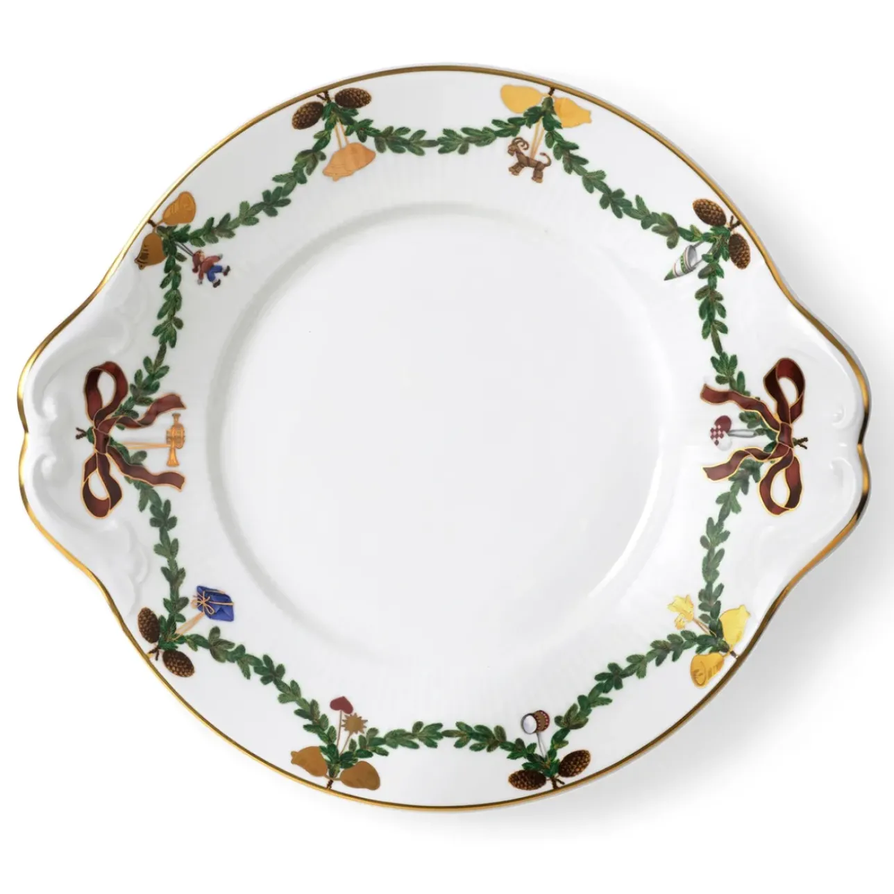 Stjerne Riflet Jul|Fade*Royal Copenhagen Stjerne Riflet Jul fad, 27 cm