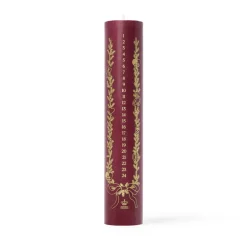 Stjerne Riflet Jul|Julepynt*Royal Copenhagen Stjerne Riflet Jul kalenderlys, rød, 25 cm