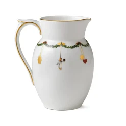 Stjerne Riflet Jul|Kander*Royal Copenhagen Stjerne Riflet Jul kande, 90 cl