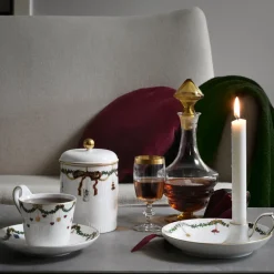 Stjerne Riflet Jul|Lysestager*Royal Copenhagen Stjerne Riflet Jul lysestage, 17,5 cm