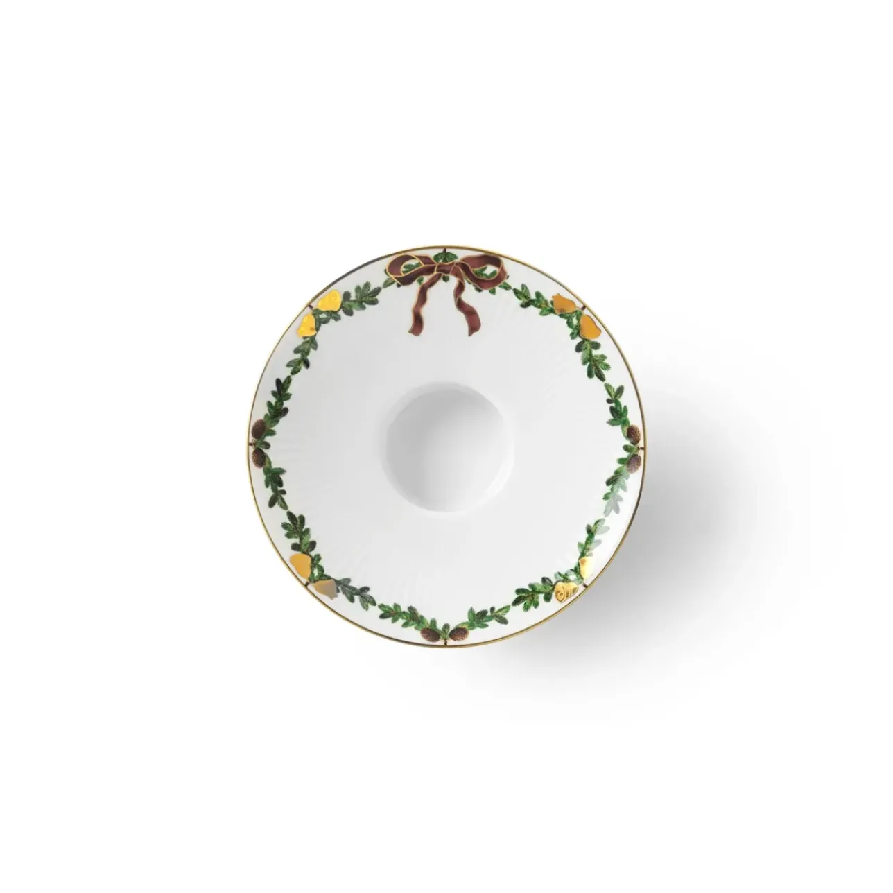 Stjerne Riflet Jul|Lysestager*Royal Copenhagen Stjerne Riflet Jul lysestage, 15,5 cm