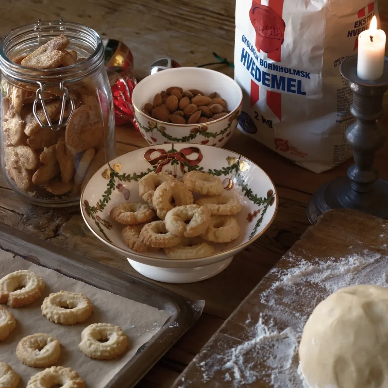 Stjerne Riflet Jul|Snackskåle*Royal Copenhagen Stjerne Riflet Jul skål, 30 cl