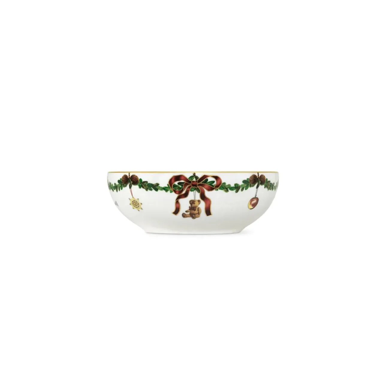 Stjerne Riflet Jul|Snackskåle*Royal Copenhagen Stjerne Riflet Jul skål, 50 cl