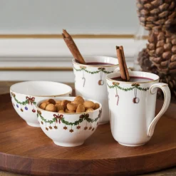 Stjerne Riflet Jul|Snackskåle*Royal Copenhagen Stjerne Riflet Jul skål, 30 cl, 2 stk.