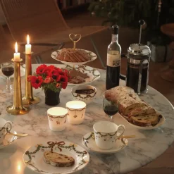 Stjerne Riflet Jul|Étagères*Royal Copenhagen Stjerne Riflet Jul étagère, 2 lag