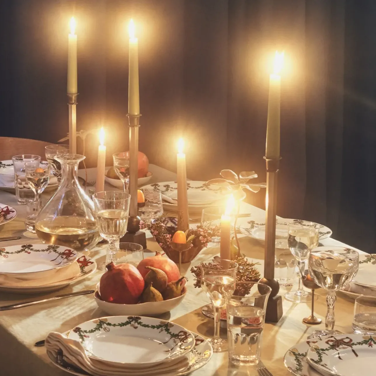 Stjerne Riflet Jul|Frokost Tallerkener*Royal Copenhagen Stjerne Riflet Jul tallerken, 21 cm