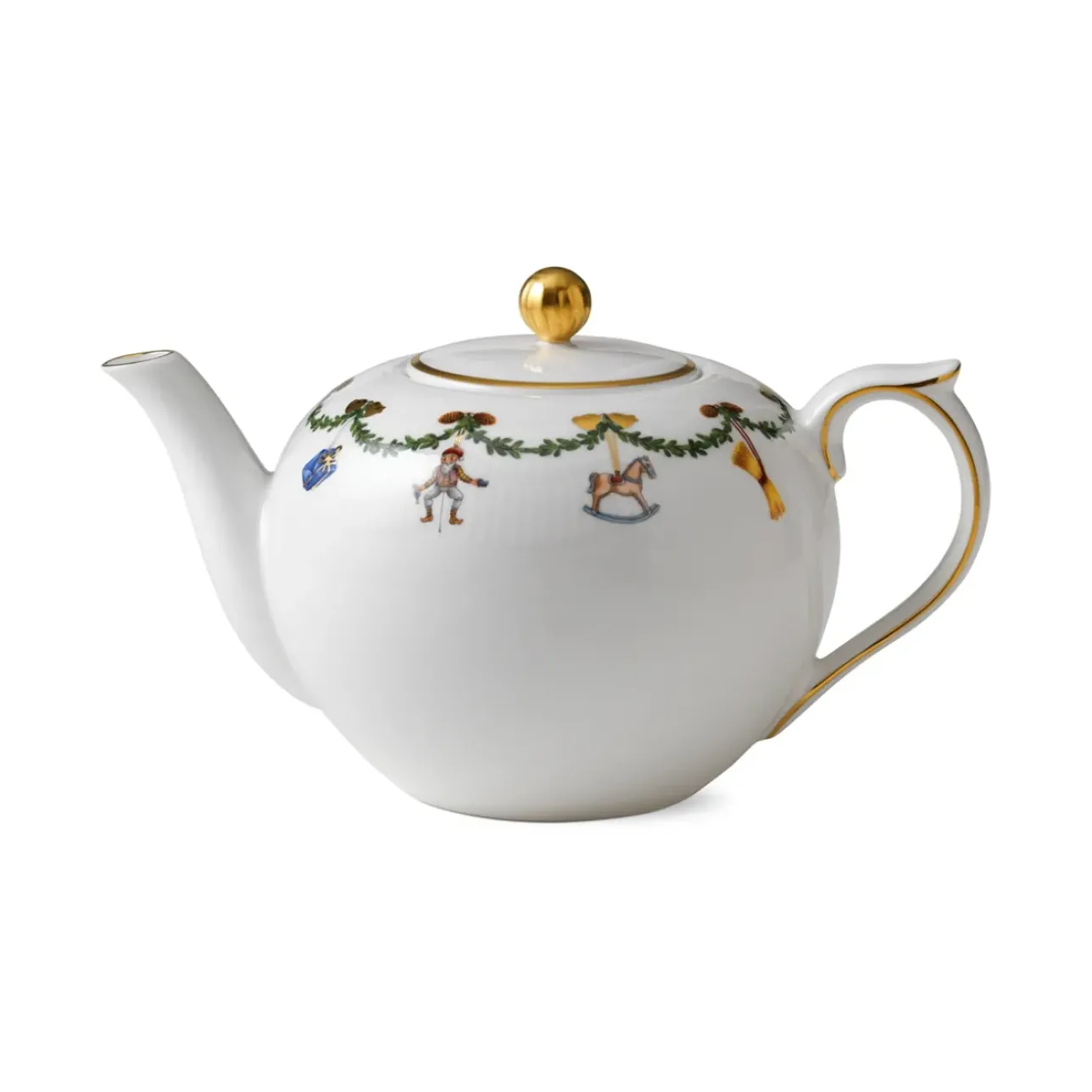 Stjerne Riflet Jul|Kander*Royal Copenhagen Stjerne Riflet Jul tekande, 140 cl