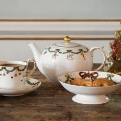 Stjerne Riflet Jul|Kander*Royal Copenhagen Stjerne Riflet Jul tekande, 140 cl