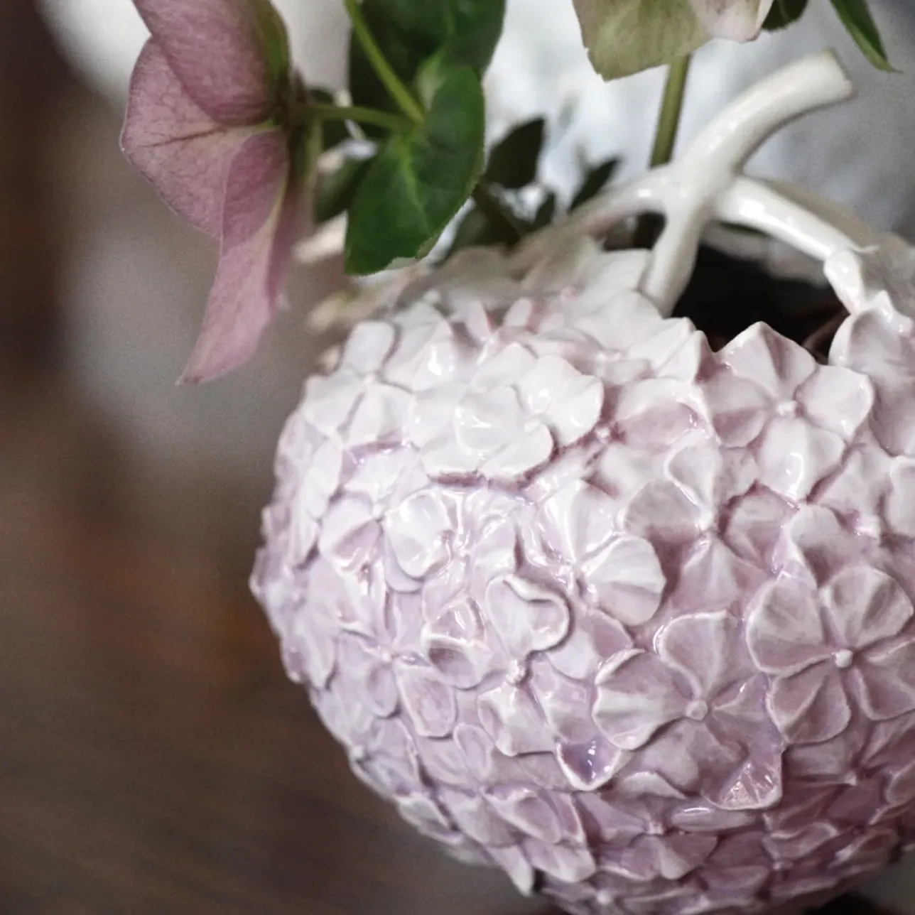 The Art Of Giving Flowers|Home Décor*Royal Copenhagen The Art of Giving Flowers Vase, hortensia, , 10 cm Lilla